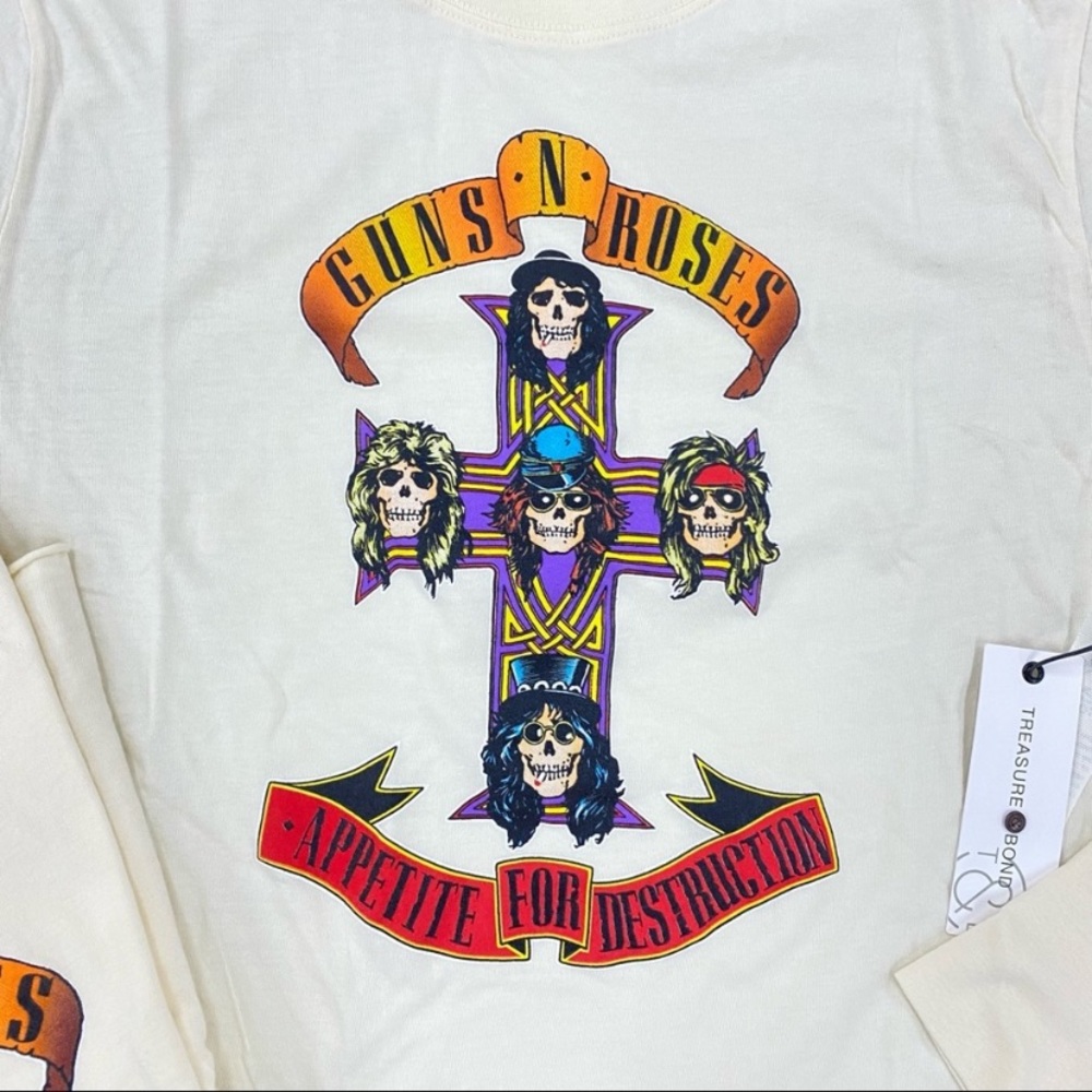 🔴SALE 3/$20🔴 Guns N Roses Long Sleeve Band Tee - Picture 4 of 4